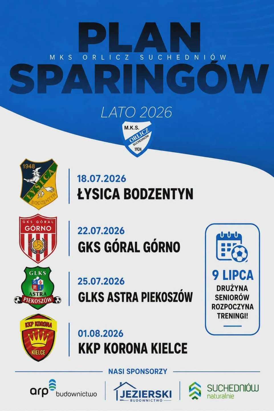 MKS Orlicz Suchedniów utrzymał się w IV lidze świętokrzyskiej
