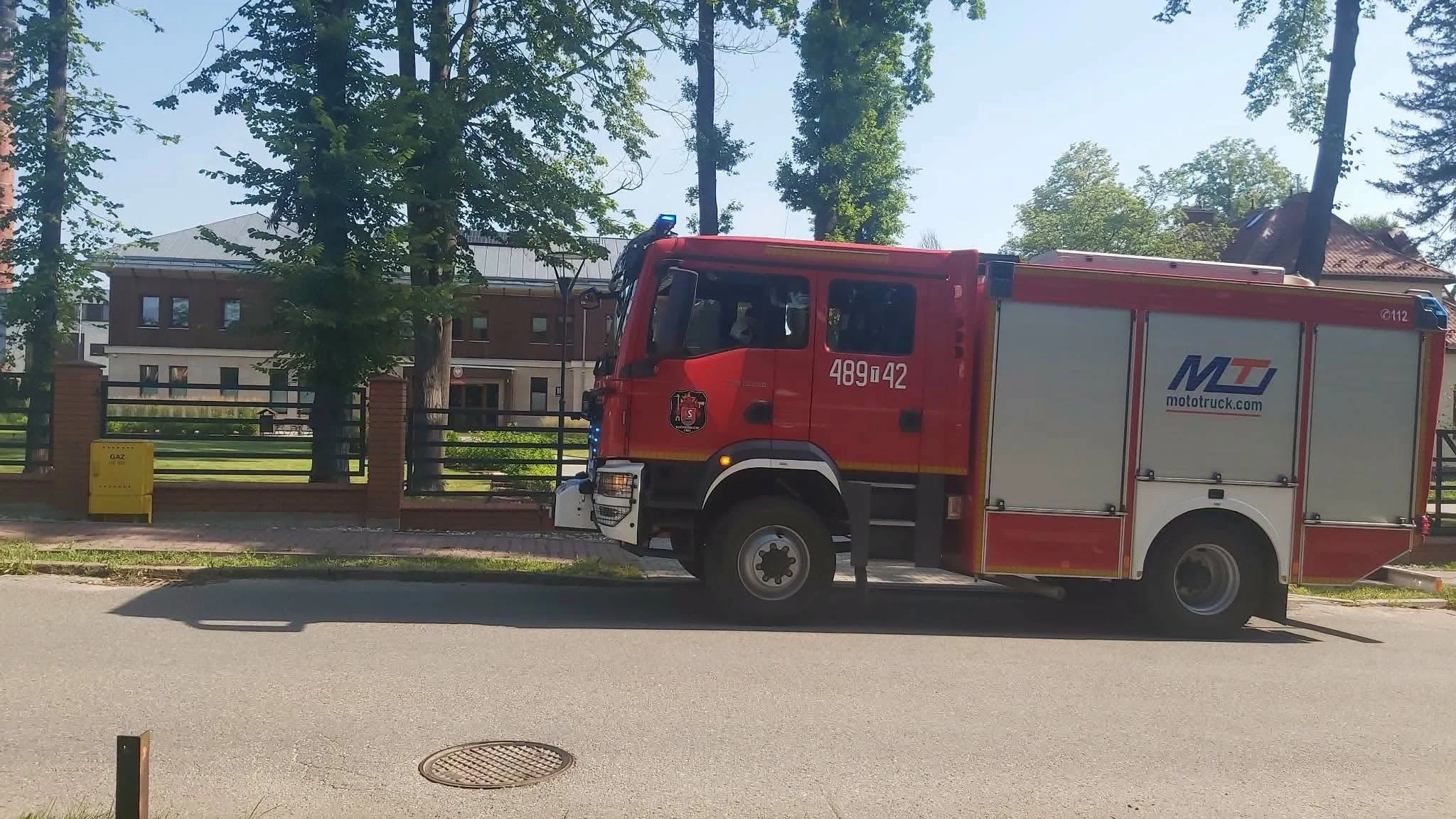 Alarm bombowy w Nadleśnictwie Suchedniów – fałszywy alert
